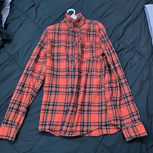 Men’s Orange Flannel